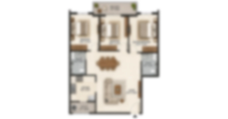 Prathamesh Darshan Kalyan West 1 BHK Floor Plan