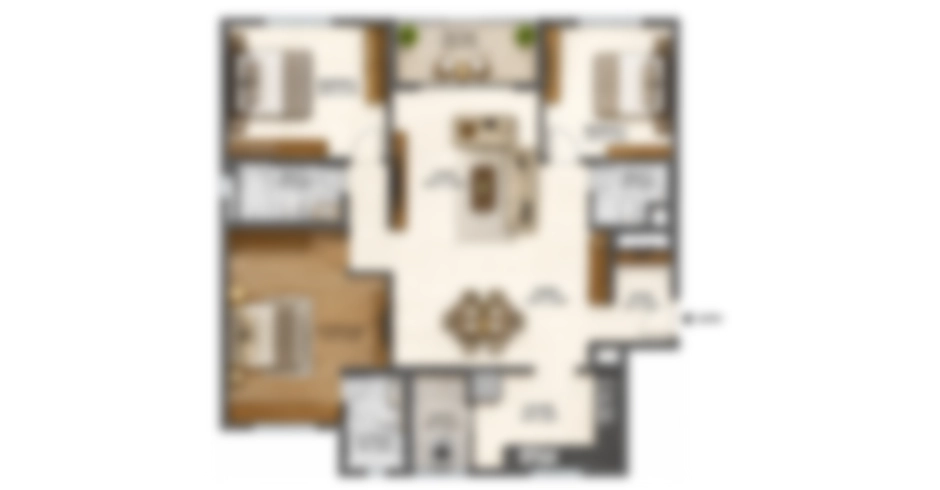 Prathamesh Darshan Kalyan West 2 BHK Floor Plan